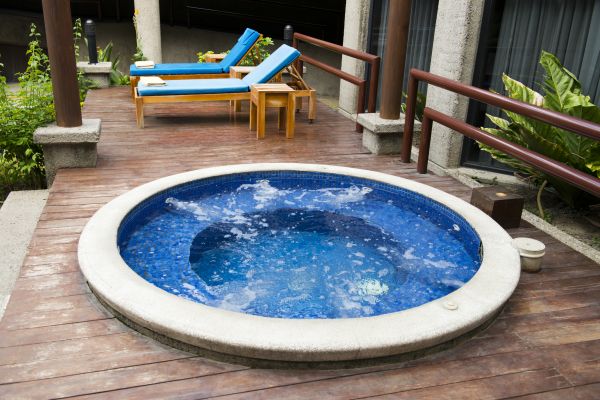 Hot Tub Deck Construction in Herndon