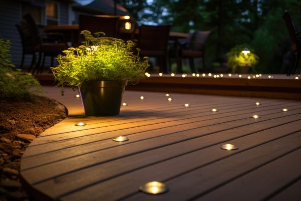 Ground Level Deck Construction in Herndon